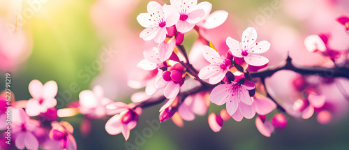 pink blossom in spring