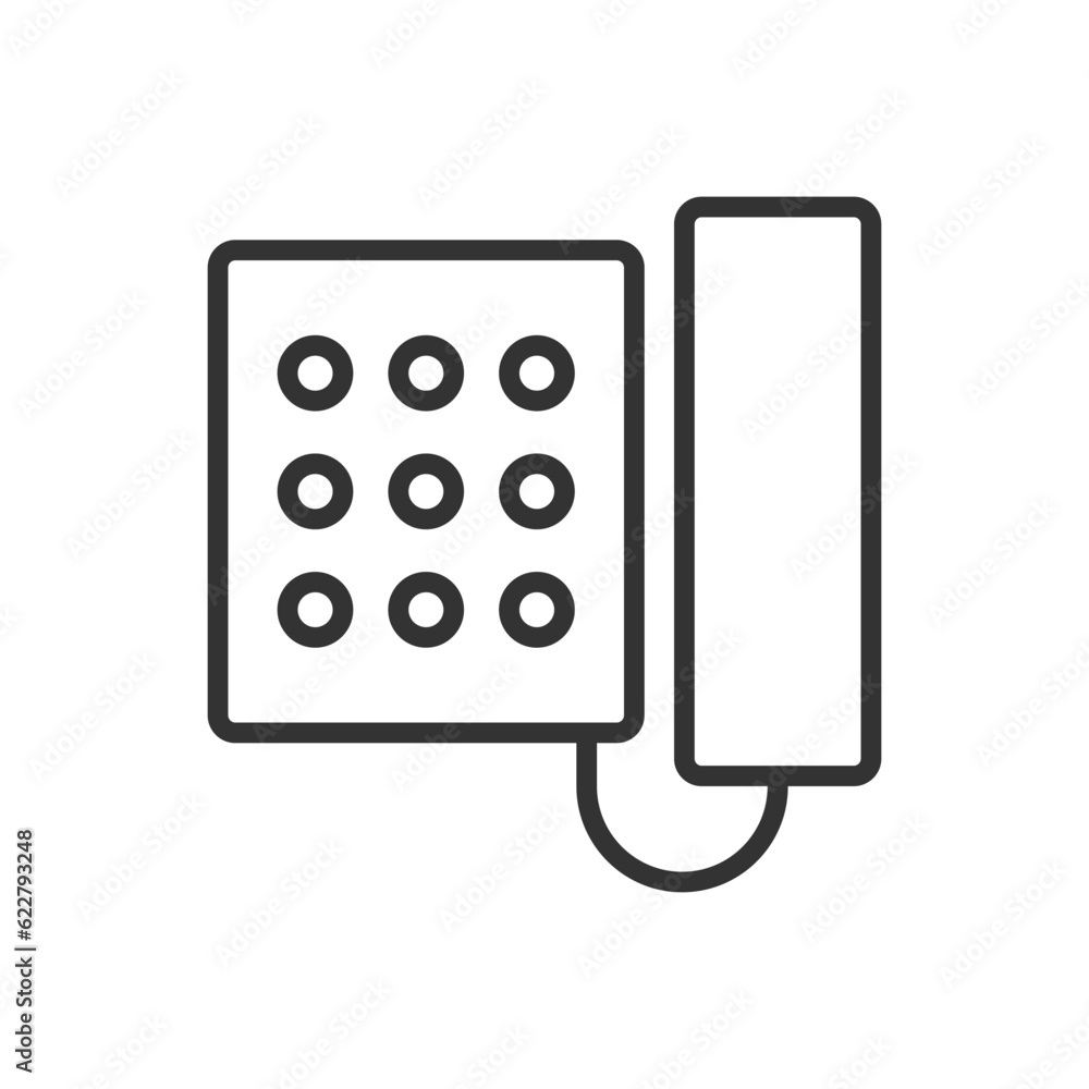 Hotel Service Telephone Icon Sign Symbol Hotel Service Telephone Icon Sign Symbol