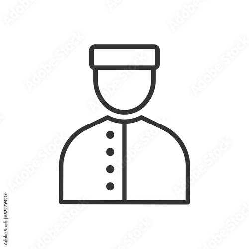 Bellboy Icon - Bellman Icon - Hotel Room Service Icon
