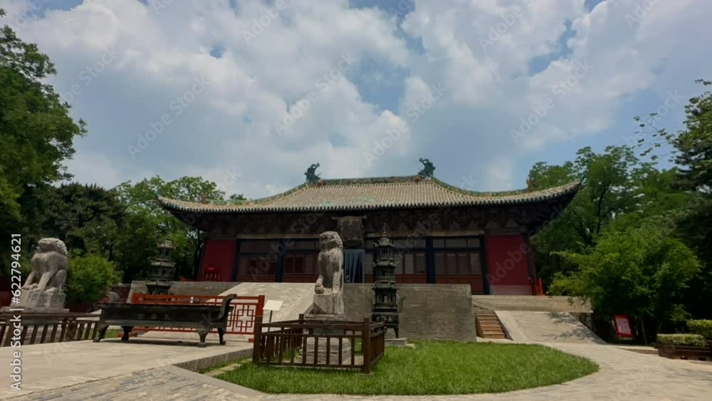 Time-lapse photography Yongle Gong in Yuncheng City,
Time-lapse photography Yongle Gong in Yuncheng City,