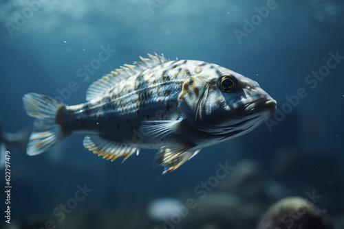 fish under the sea ultra realistic, Generative AI