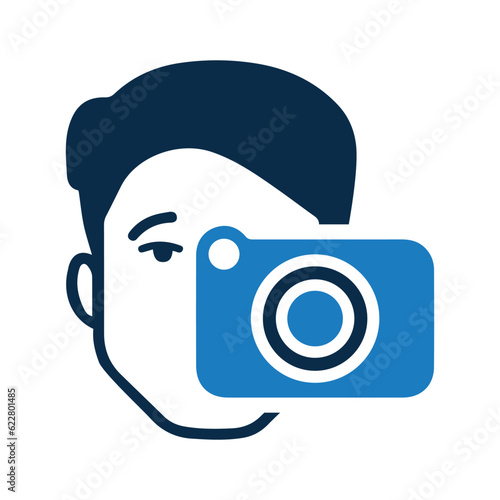 Hobby, penchant, photocamera icon, Simple editable vector graphics.