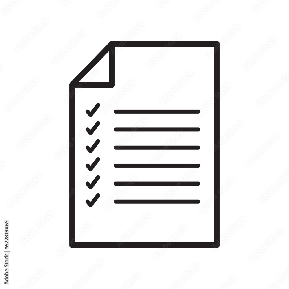 Document and File icon vector Document and File icon vector