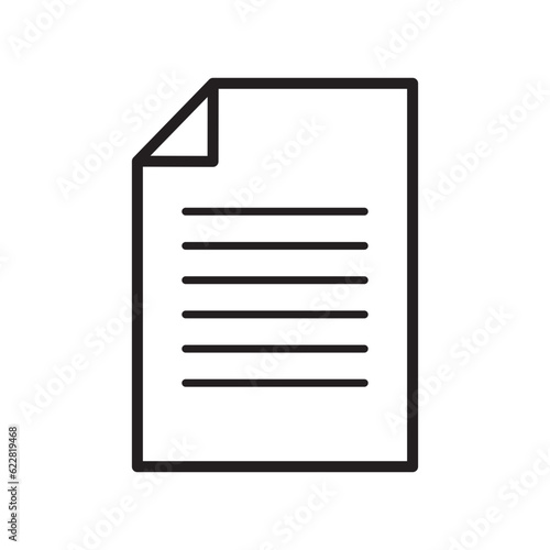 Document and File icon vector