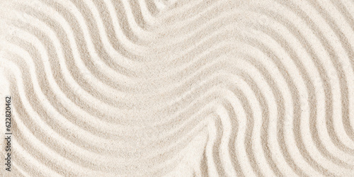 Photographie Sand pattern as background