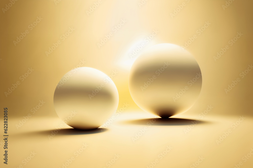 The abstract 3d design elements