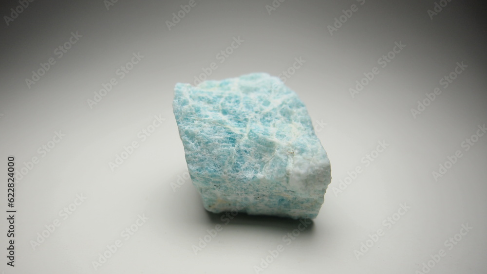 Beautiful Amazonite gemstone in closeup Beautiful Amazonite gemstone in closeup