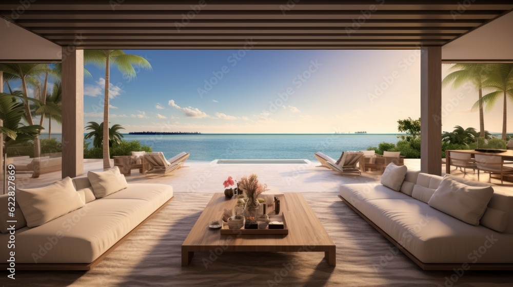 Villa in a prime oceanfront location in Miami, offering stunning views ... - Miami Investment Properties With Ocean Views