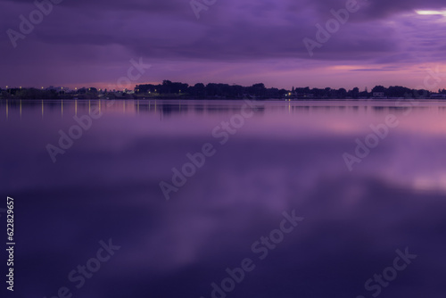 sunset over the sea