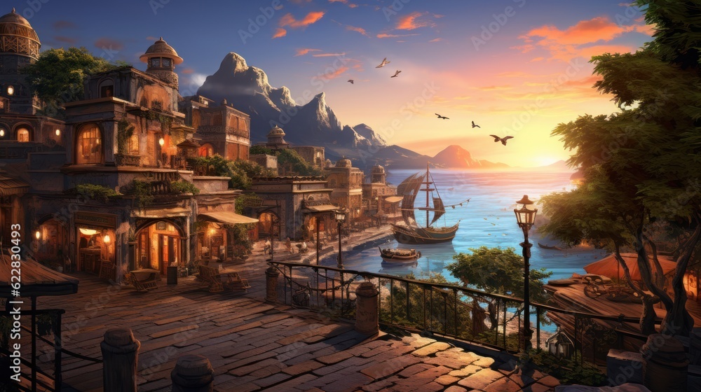 Obraz premium Role Playing Game Artwork