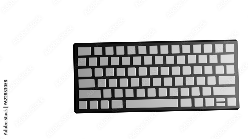 computer keyboard isolated on white computer keyboard isolated on white