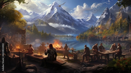 Role Playing Open World Game Art Artwork	 photo