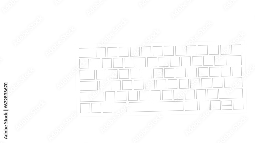 keyboard isolated on white keyboard isolated on white