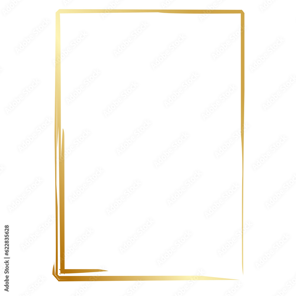 Gold frame border, golden frame, golden border Gold frame border, golden frame, golden border