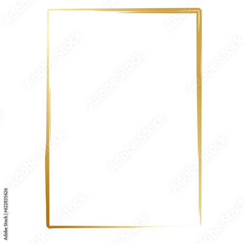 Gold frame border, golden frame, golden border
