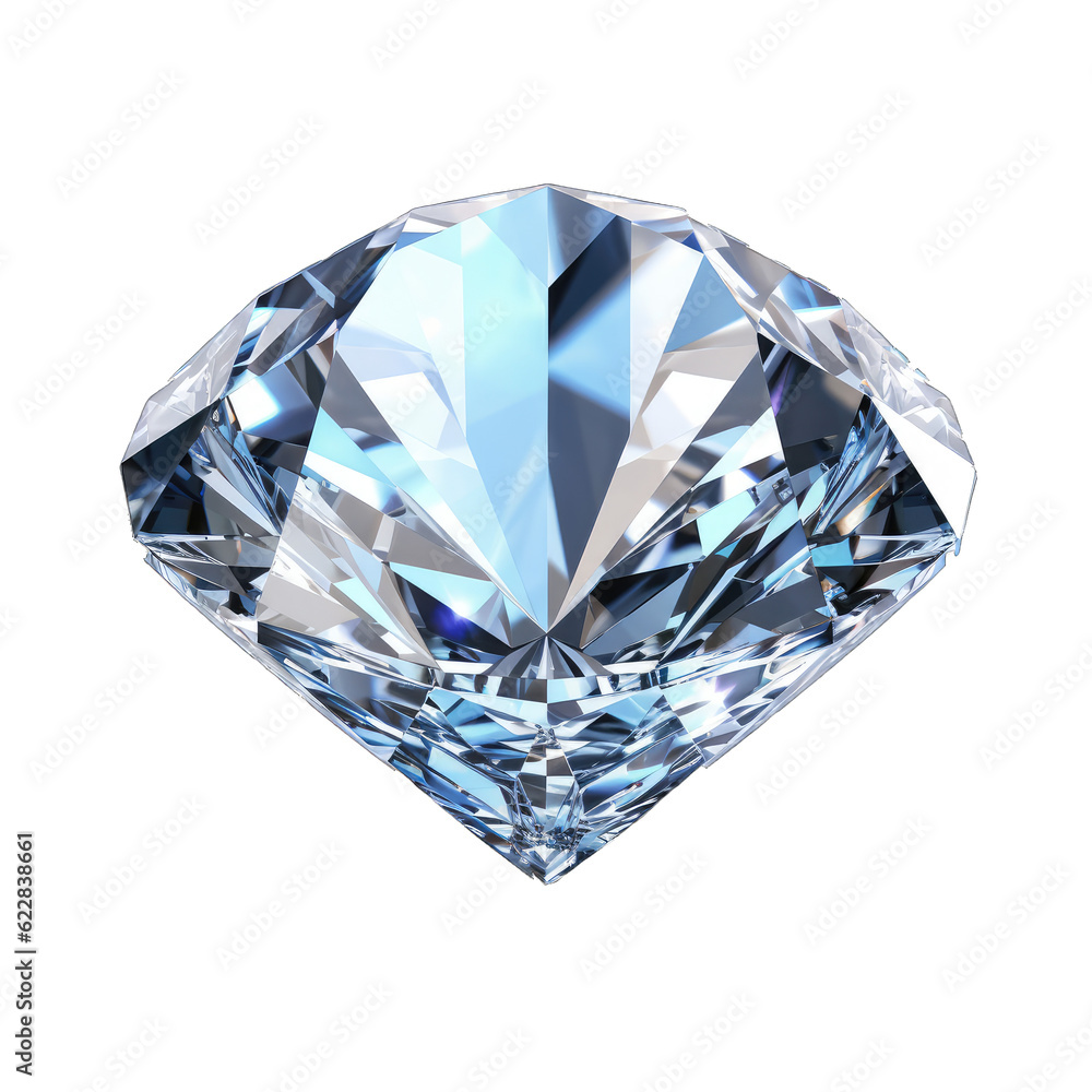 diamond isolated on transparent background