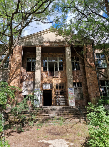 View of old dilapidated building