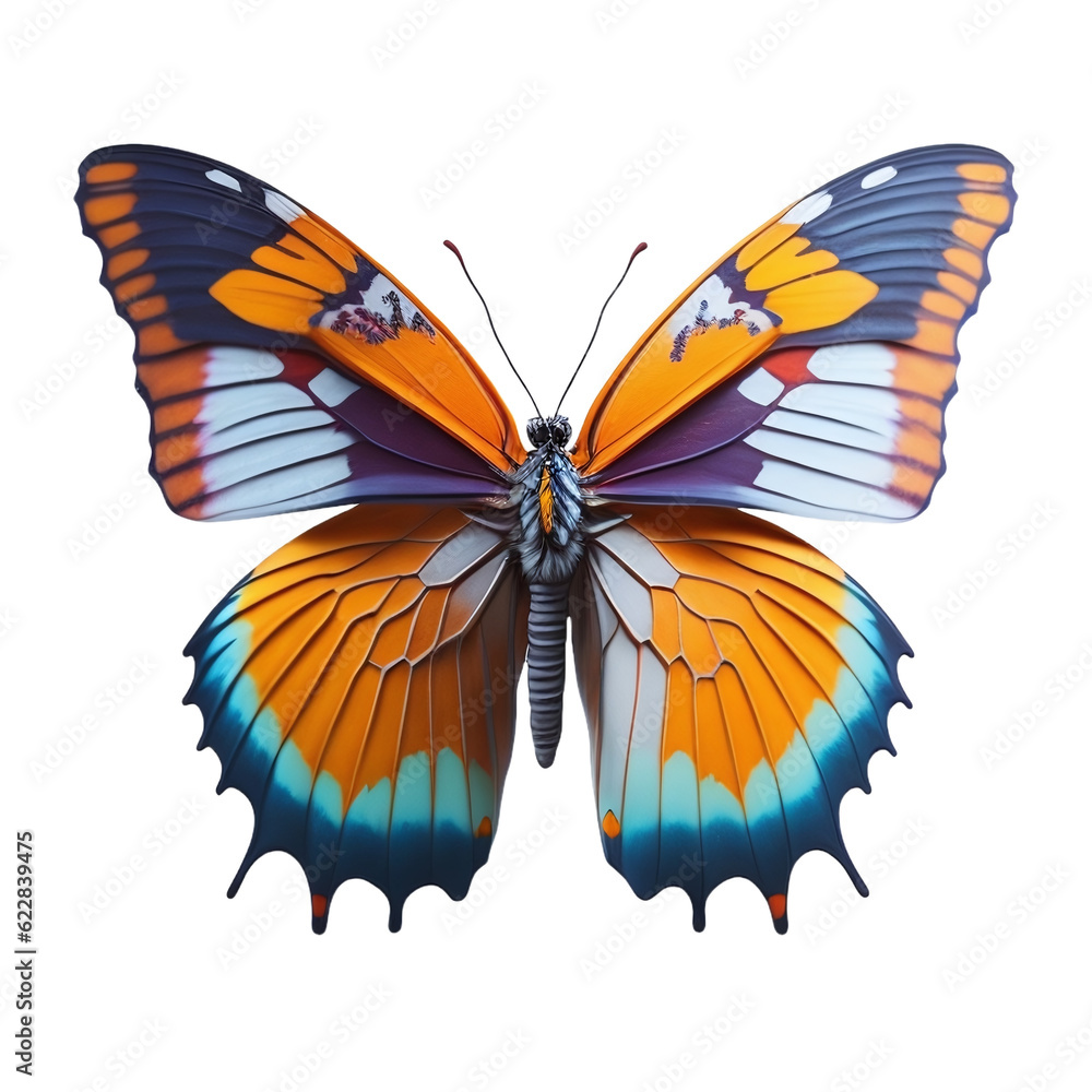 Flutter into Style: 3D Butterfly Clipart Sticker for Wall Decor & More Flutter into Style: 3D Butterfly Clipart Sticker for Wall Decor & More