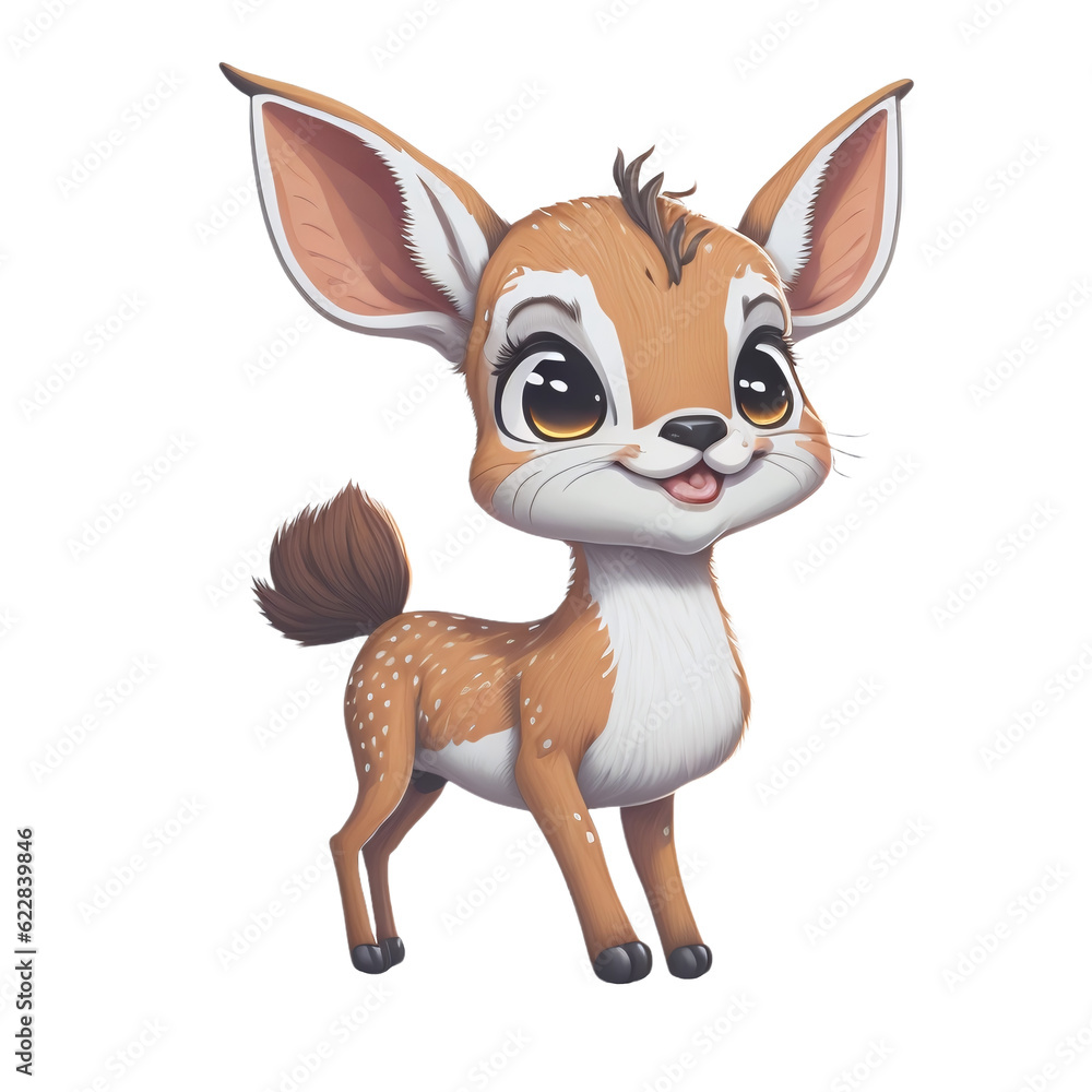 Forest Animal Art Bundle - Doe, Fawn, and Deer Clipart Png Set for Hunting and More!