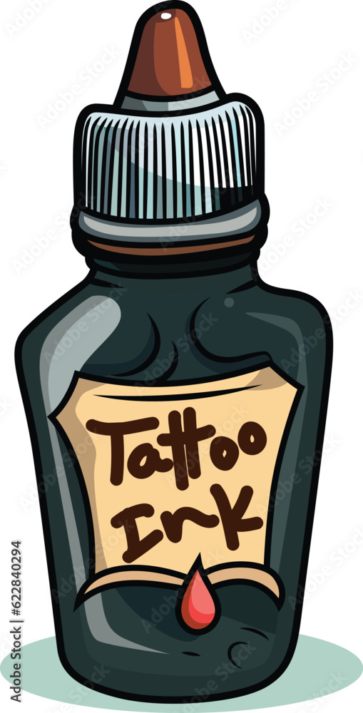 Tattoo ink bottle cartoon vector, Tattoo ink vial , tattoo ink container cartoon stock vector image, ink bottle clip art Tattoo ink bottle cartoon vector, Tattoo ink vial , tattoo ink container cartoon stock vector image, ink bottle clip art