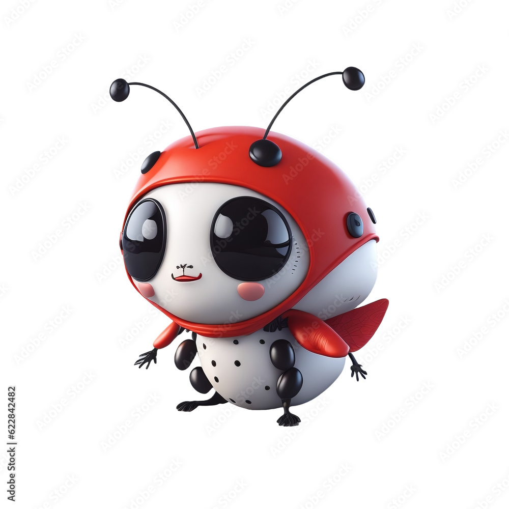 Naklejka premium Ladybug Svg & Bug Insect Svg for Clipart Decor, nature floral first 1st birthday girl lady bugs butterflies lucky svg