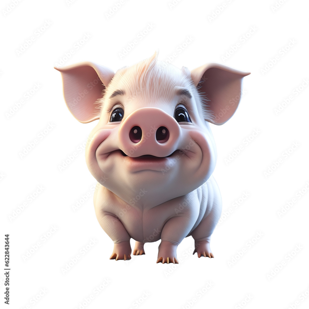 Cute Mini Pig Svg & Png Decor Bundle for show pig face baby shower birthday card clip art farm animals svg - Transparent Background