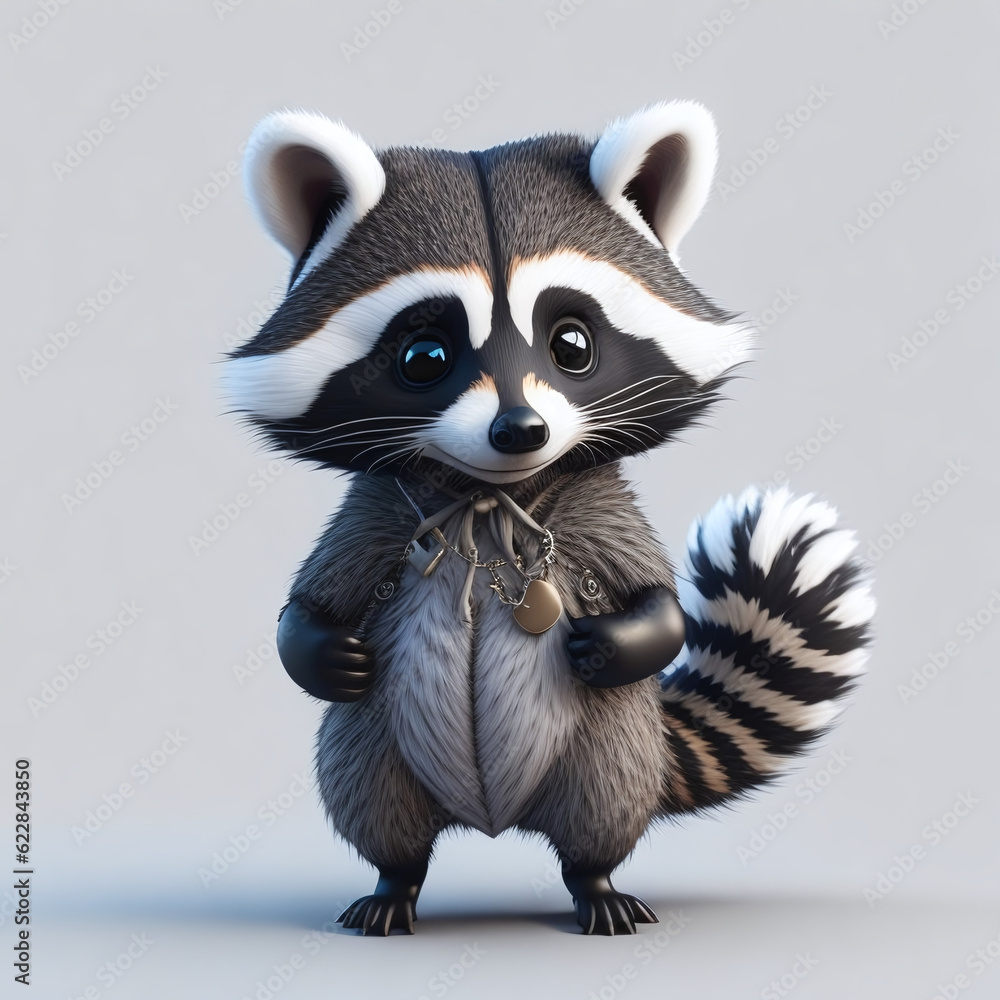 Obraz premium Woodland Animals Raccoon Sticker Svg for raccoon shirt, funny shirt svg raccoon cute gifts - Transparent Background