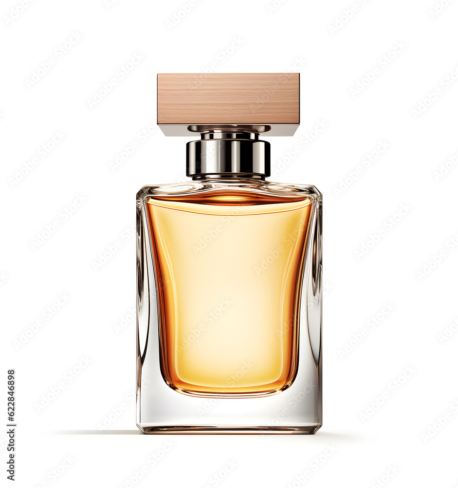A bottle of perfume. Parfum in beautiful bottle Isolated on white background. Perfume spray. A bottle of perfume. Parfum in beautiful bottle Isolated on white background. Perfume spray.