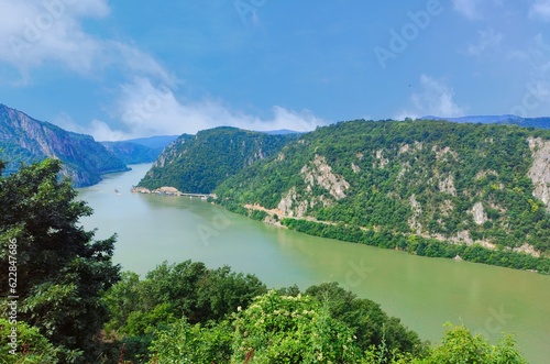 National park Djerdap - Serbia and Romania border