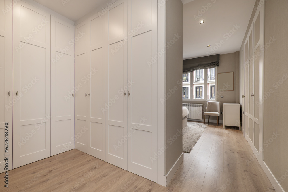 room with a large dressing room room with a large dressing room