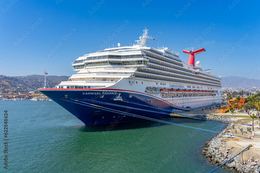 Ensenada, BC, Mexico – June 4, 2023: Wide view of Carnival Corporation ...