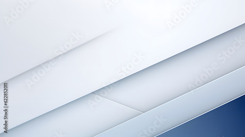 Abstract modern white background with blue diagonal lines