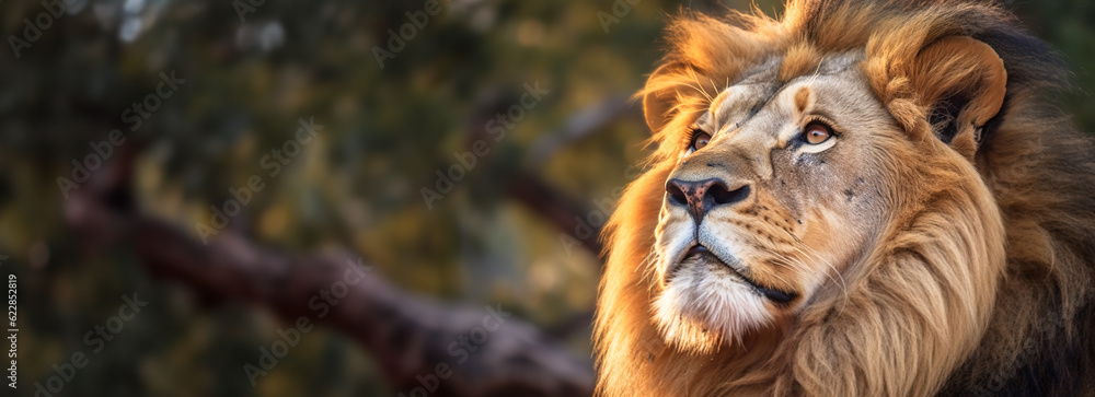 The Majestic Lion of Judah: A Powerful Symbol of Kingship and Divine Authority, Gazing Towards the Heavens. The Majestic Lion of Judah: A Powerful Symbol of Kingship and Divine Authority, Gazing Towards the Heavens.