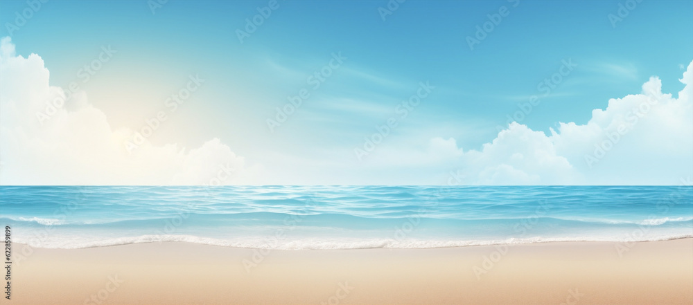 Fototapeta premium Water travel sky paradise sunlight day sunshine summer sand beach space blue sea ocean