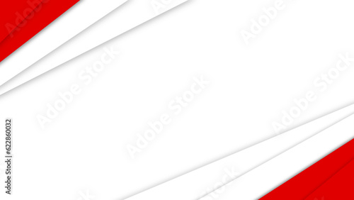 red white abstract presentation background with stripes. Abstract technology graphic banner design. Vector corporate background