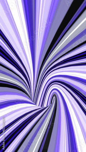 Wallpaper Mural Twisting Blue Electrical Pulses through 3D Vortex Loop Vertical Video Torontodigital.ca