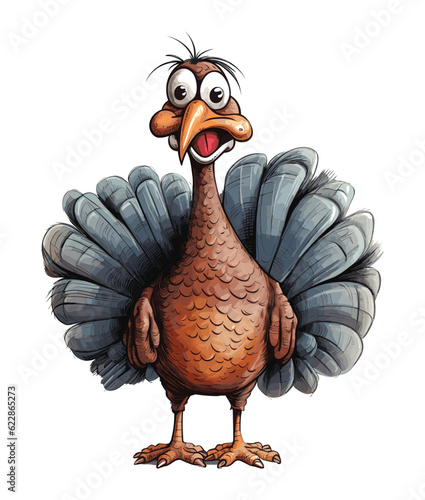 Happy thanksgiving turkey bird