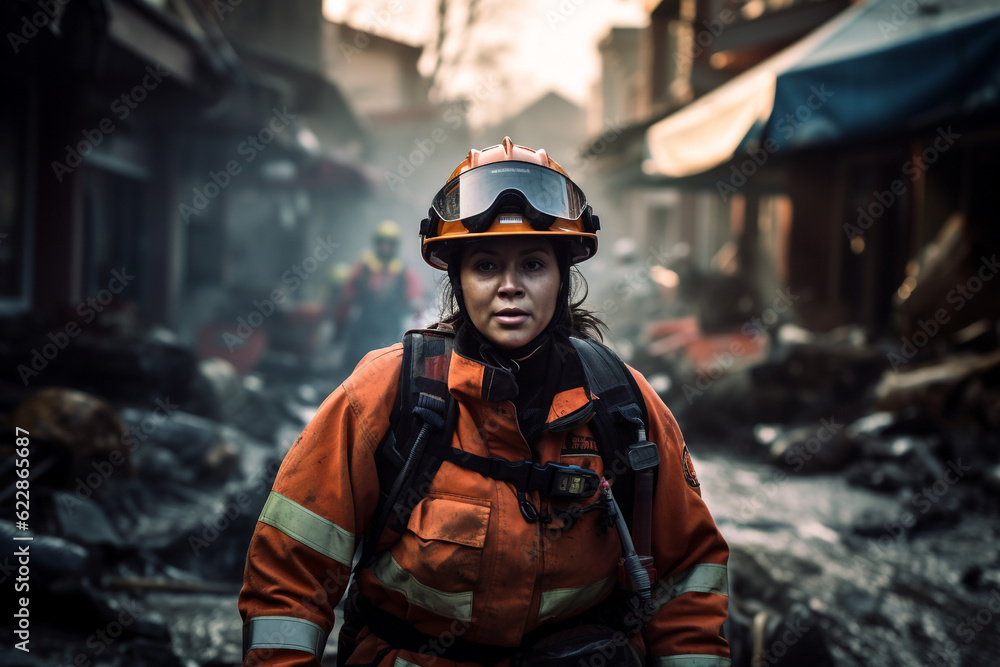 firefighter in uniform ai generative art firefighter in uniform ai generative art