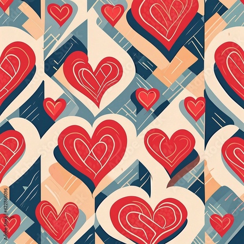 love heart pattern