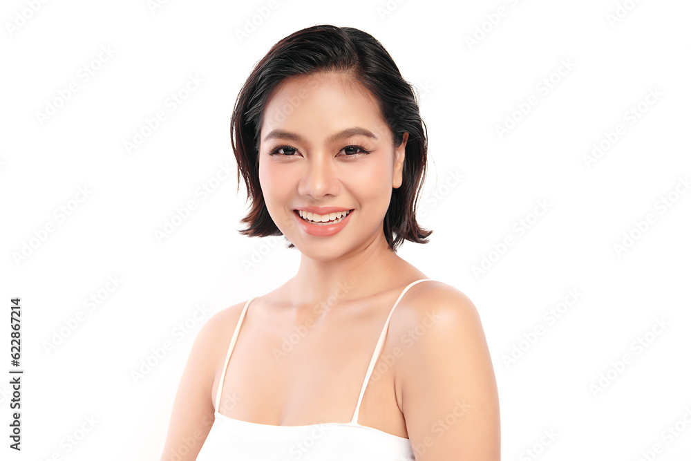 Beautiful young asian woman with clean fresh skin on white background, Face care, Facial treatment, Cosmetology, beauty and spa, Asian women portrait. Beautiful young asian woman with clean fresh skin on white background, Face care, Facial treatment, Cosmetology, beauty and spa, Asian women portrait.