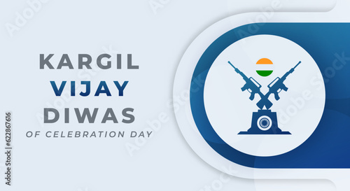 Kargil Vijay Diwas Celebration Vector Design Illustration for Background, Poster, Banner, Advertising, Greeting Card