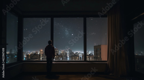 A solo night of dreams in the city