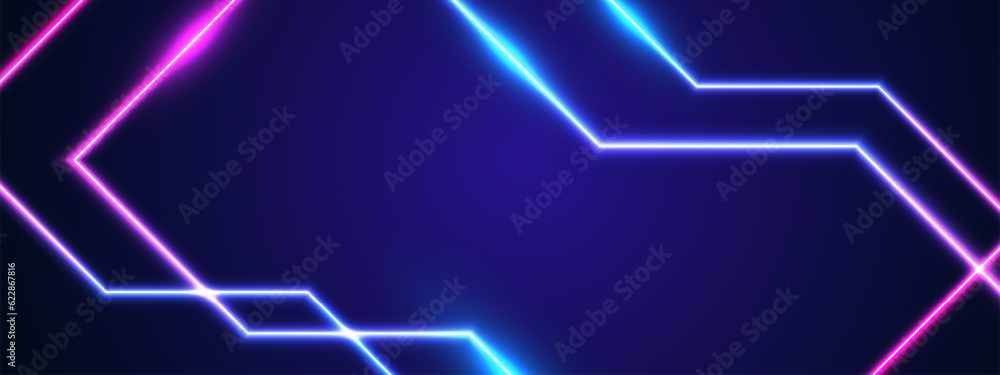Abstract glowing neon lights background vector. Abstract glowing neon lights background vector.