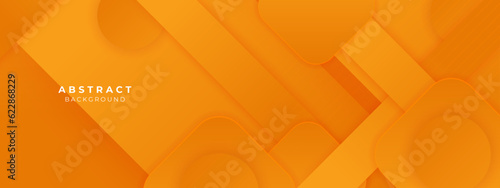 Abstract geometric orange color elegant background. vector illustration