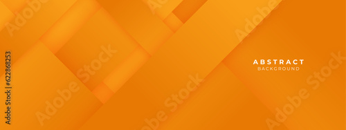 Orange line with white architecture futuristic background minimal concept vector illustration subtle design.