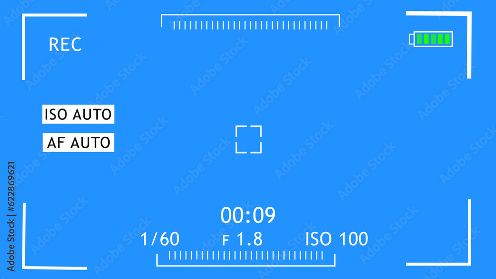 Camera mobile recording screen overlay animation with chroma key. DSLR