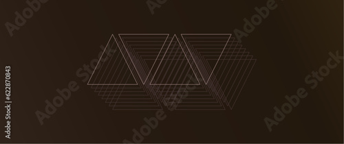 modern minimalist triangle line background vector design, artistic triangle geometric background for art, decoration, print, graphical resource