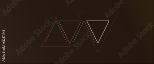 modern minimalist triangle line background vector design, artistic triangle geometric background for art, decoration, print, graphical resource