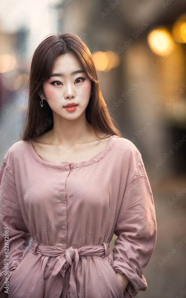 portrait photo of beautiful asian woman, generative AI portrait photo of beautiful asian woman, generative AI