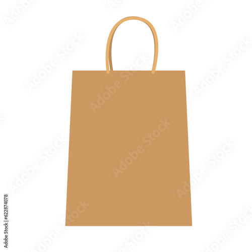 Paper bag with handles